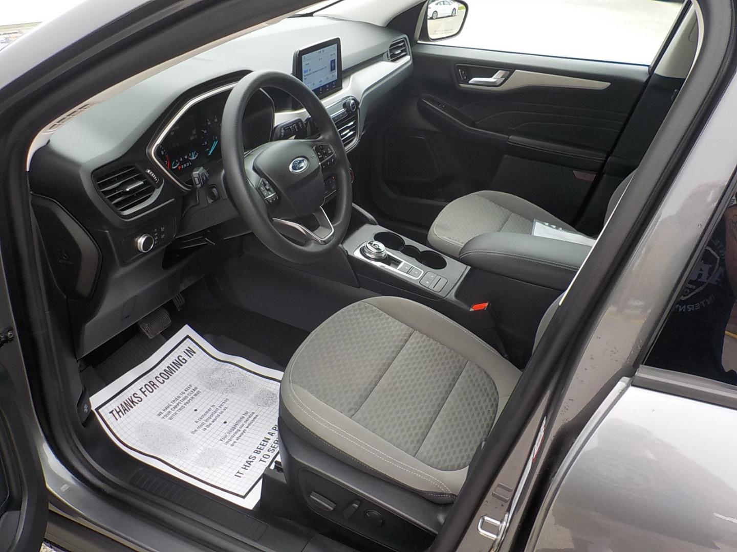 2021 Gray /Lt gray Ford Escape (1FMCU0G66MU) , Auto transmission, located at 1617 W Church Street, Livingston, TX, 77351, (936) 327-3600, 30.710995, -94.951157 - These vehicles get over 30 mpg on the highway!! - Photo#7